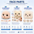 Toys Face Parts